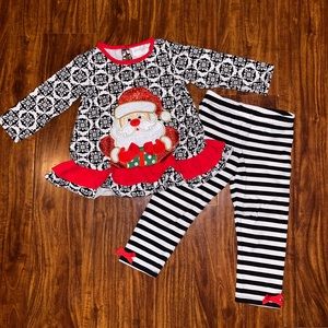 Emily Rose Santa Toddler Girl Outfit - 2T